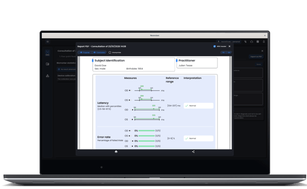 Results on neuroClues interface